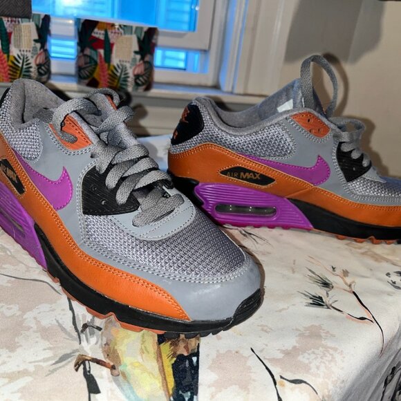 Nike Air Max 90 Cool Grey Dark Russet - Picture 1 of 3